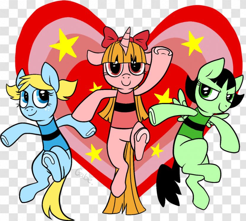 Fiction Cartoon Horse Clip Art - Flower - Powerpuff Girls Transparent PNG