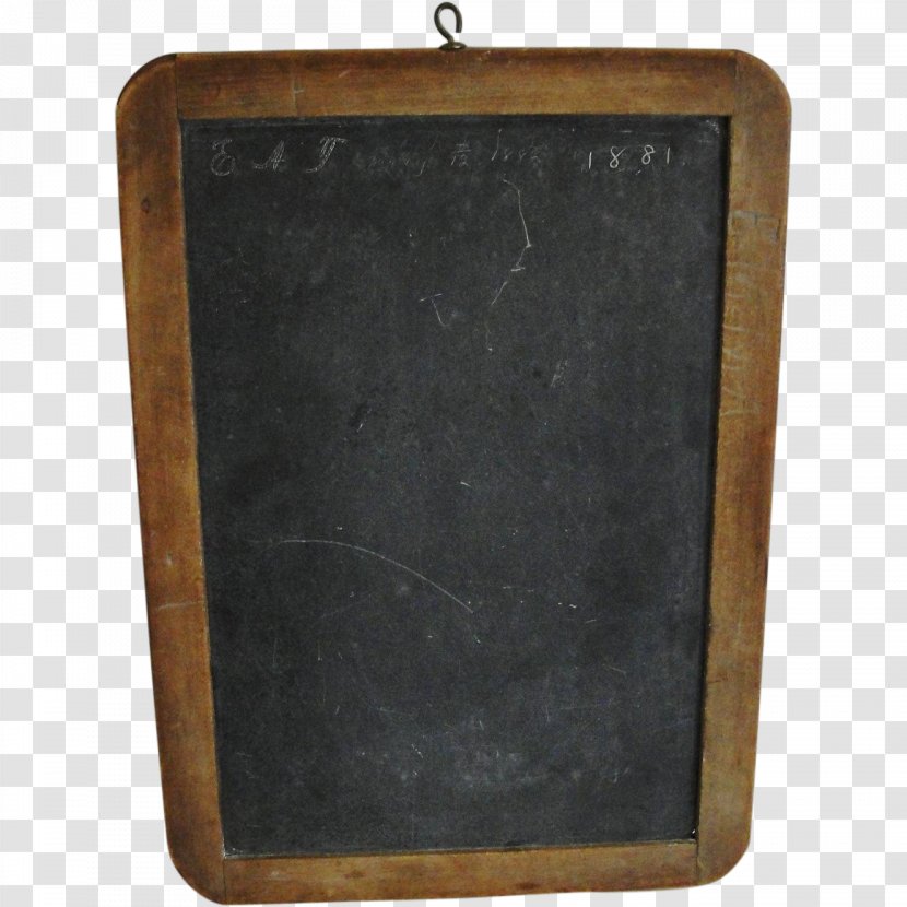 Slate Blackboard Picture Frames Chalk - Board Transparent PNG