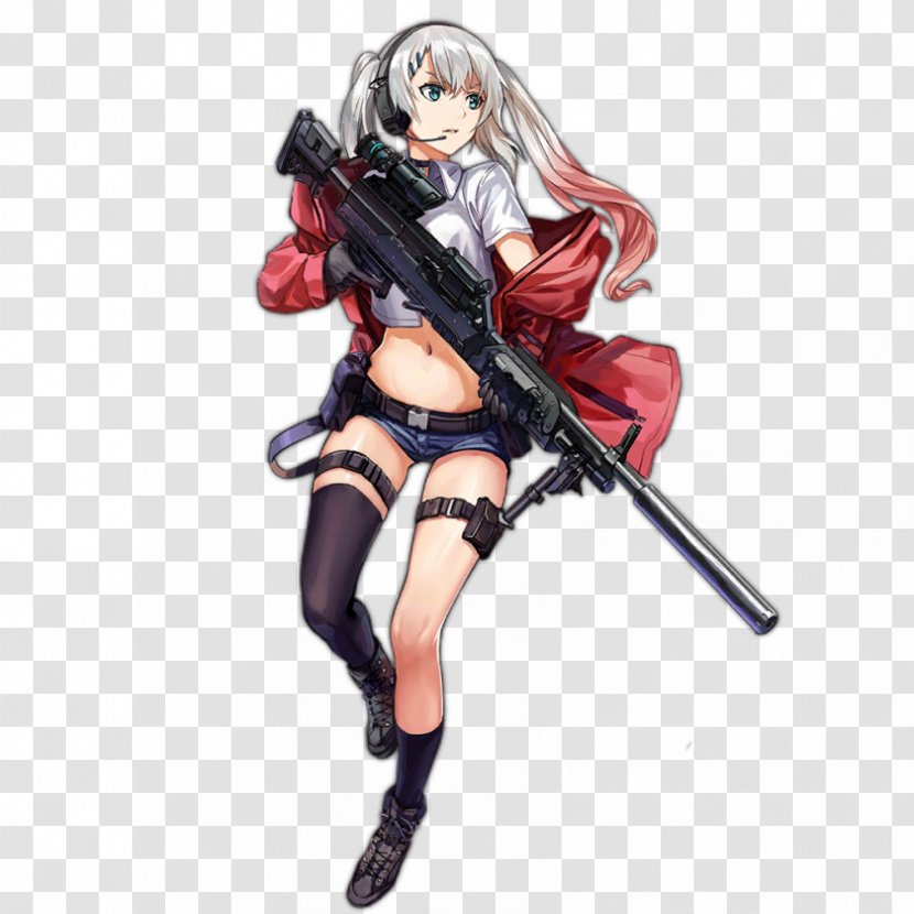 Girls' Frontline Lightweight Medium Machine Gun General Dynamics Game Character - Frame Transparent PNG