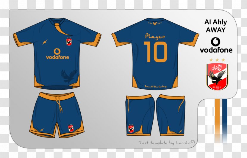 Al Ahly SC World Cup Diamonds Football Club Mockup - Sportswear Transparent PNG