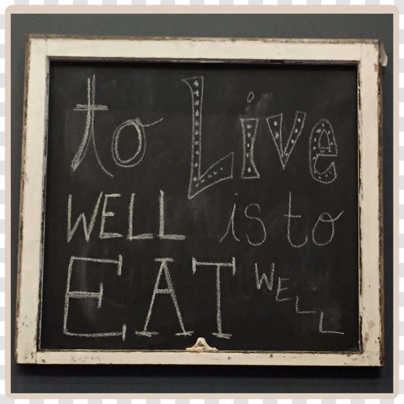 Blackboard Learn Picture Frames Font - Eat Well Transparent PNG