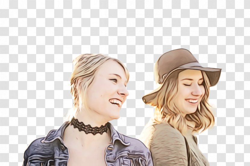 Blond Woman Hair - Smile Transparent PNG