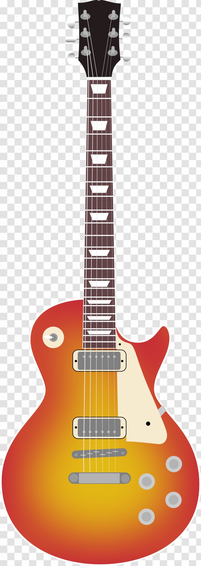 Gibson Les Paul Custom Epiphone Guitar Standard - Musical Instruments - Scroll Vector Transparent PNG