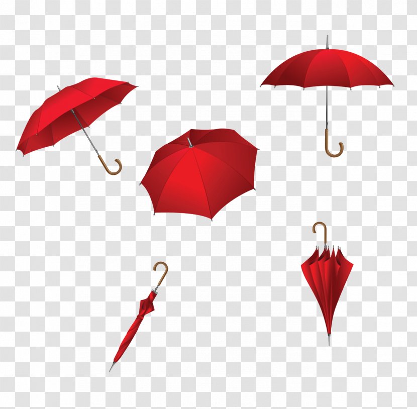 Umbrella Red Transparent PNG