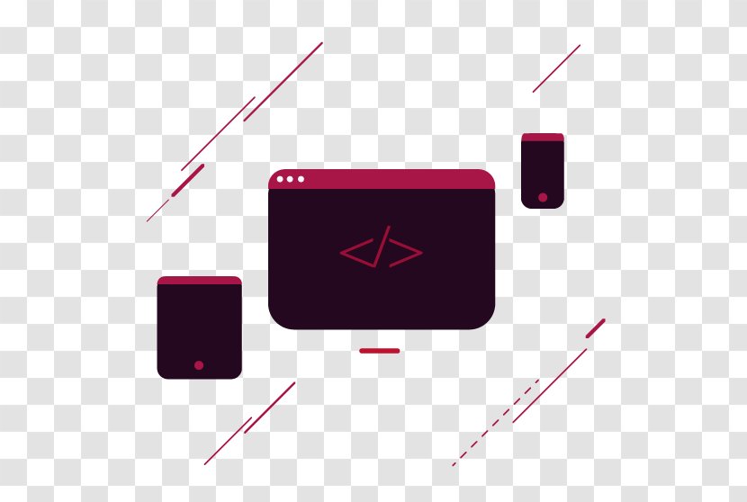 Logo Brand - Pink - Design Transparent PNG