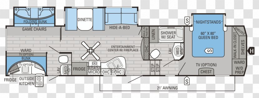 Jayco, Inc. Campervans Caravan Fifth Wheel Coupling - House Plan - Car Transparent PNG