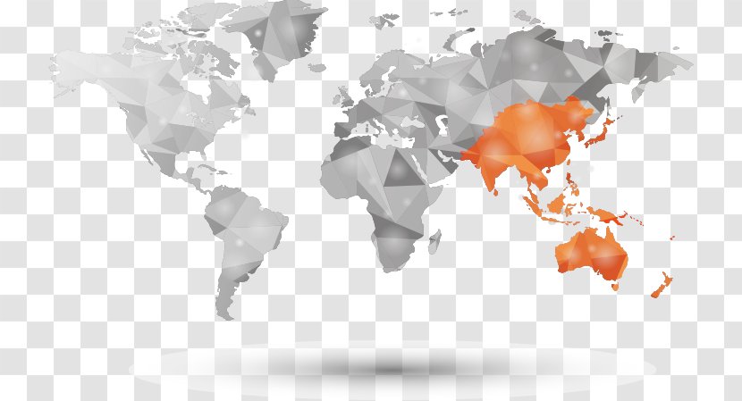 World Map Globe - African Businessman Transparent PNG