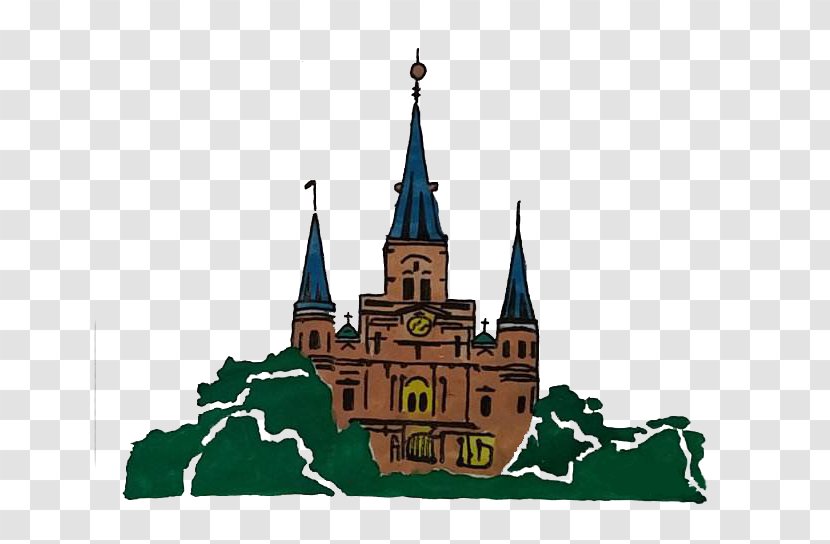 Hong Kong Disneyland Shanghai Disney Resort Castle The Walt Company - Hand Painted Transparent PNG