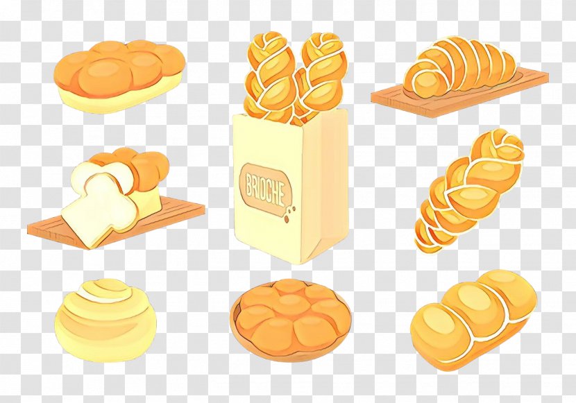 Junk Food Yellow Cuisine Bakery - Bread - Baked Goods Transparent PNG