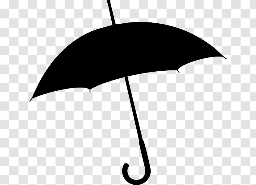 Umbrella Design Clip Art Logo Handle - Blackandwhite Transparent PNG