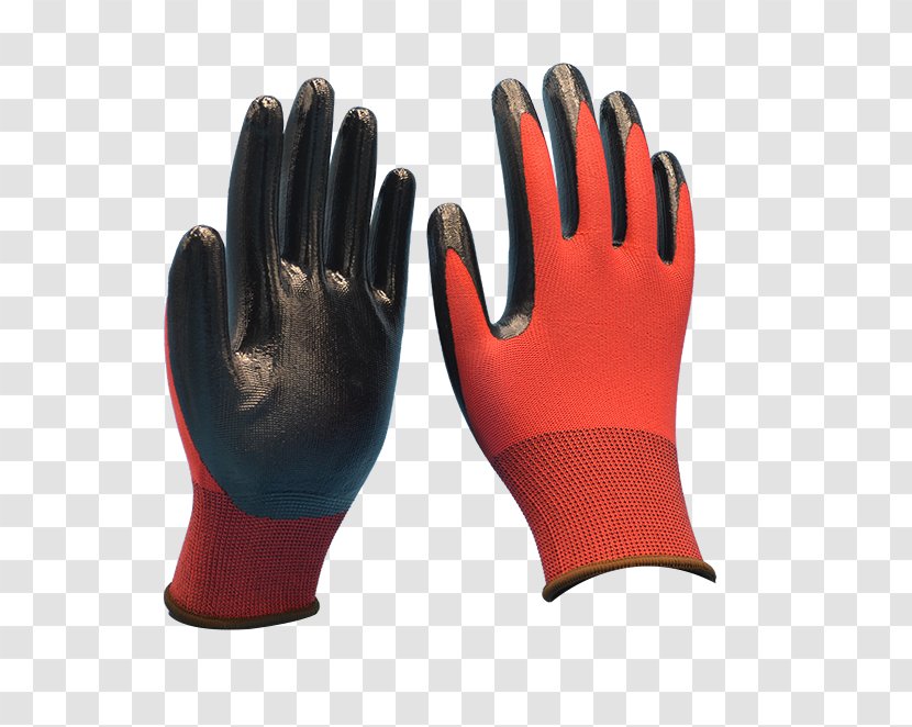 Glove Nitrile Rubber Spandex Polyurethane - Bicycle Transparent PNG