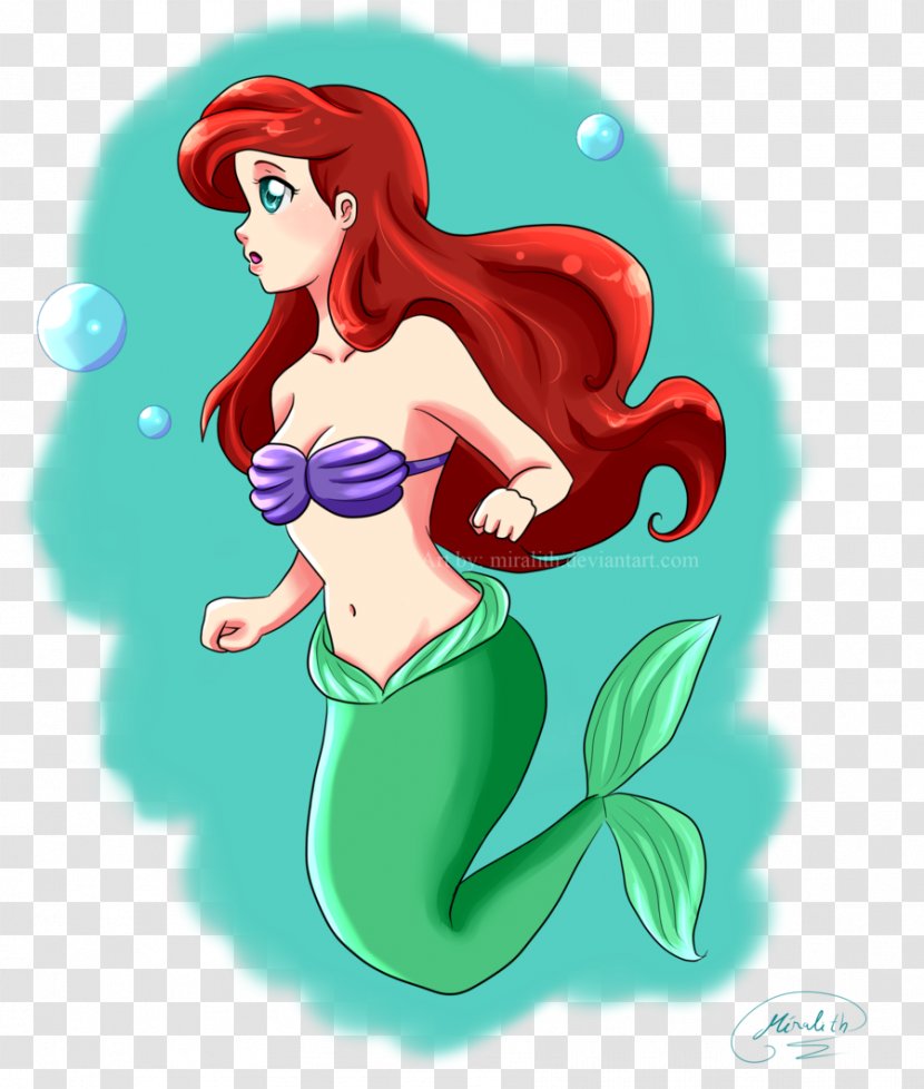 Ariel Ursula Rapunzel Mermaid Disney Princess - Tree Transparent PNG