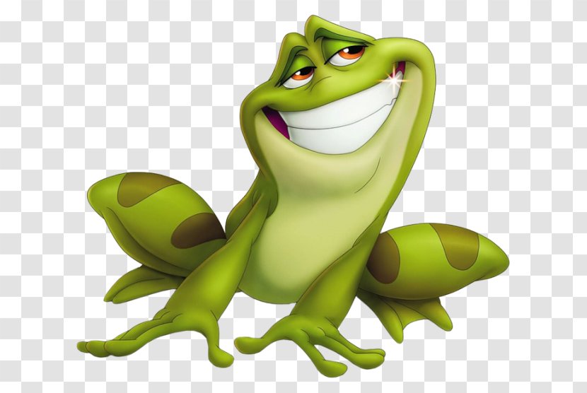 Tiana Prince Naveen Frog YouTube Ariel - Toad Transparent PNG
