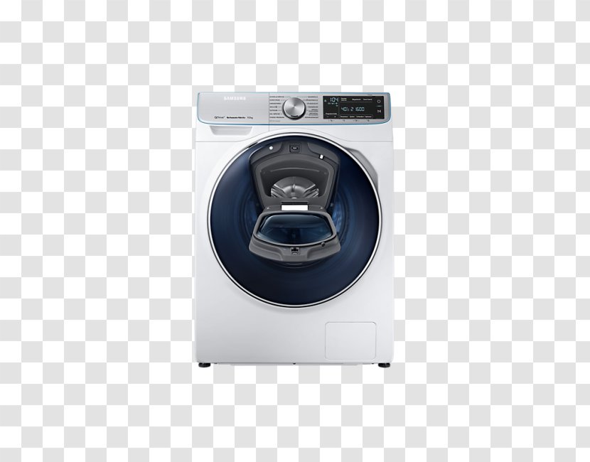 Washing Machines Samsung WW8800 QuickDrive Máquina De Lavar E Secar Roupa Carga Frontal 10Kg A+++ Prateado, Branco WF71F5E5P4W Transparent PNG