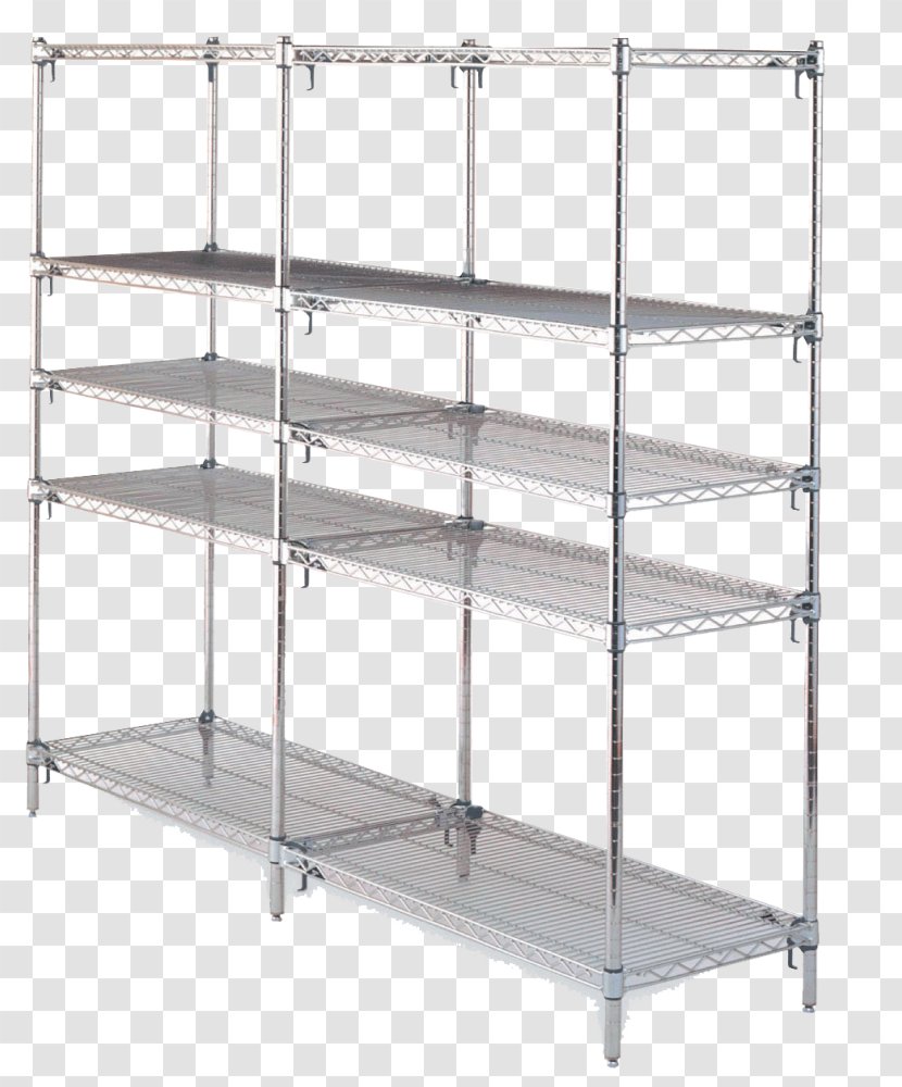 Shelf Wire Shelving Adjustable Mobile Kitchen - Pallet Racking - Supermarket Shelves Transparent PNG