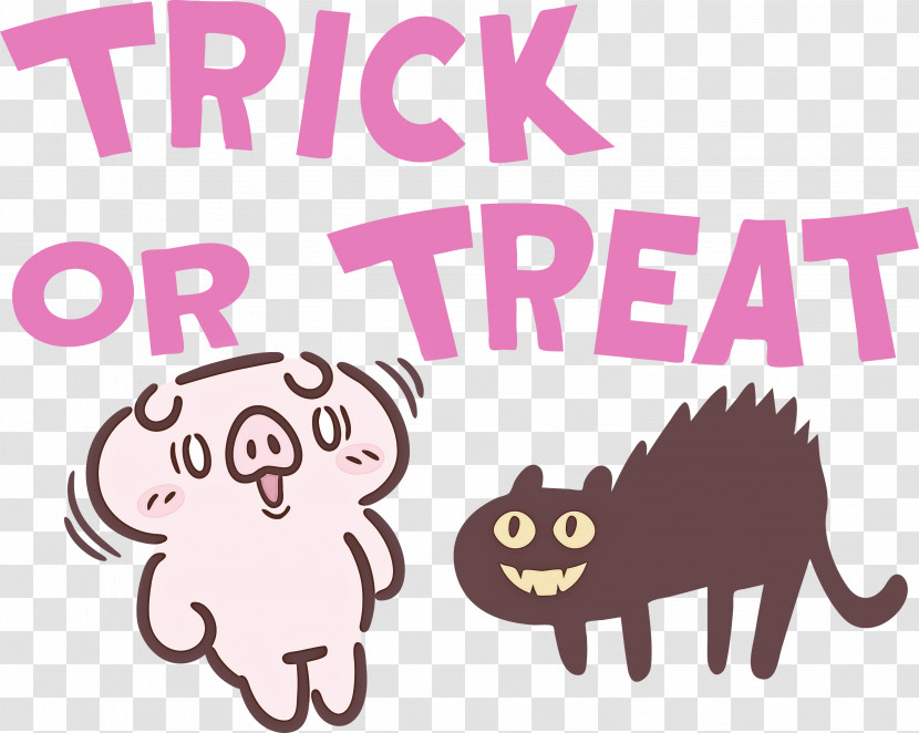 TRICK OR TREAT Halloween Transparent PNG