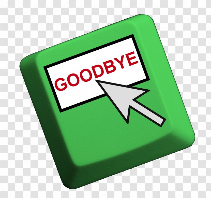 Computer Keyboard Mouse Cursor - Button Goodbye Transparent PNG