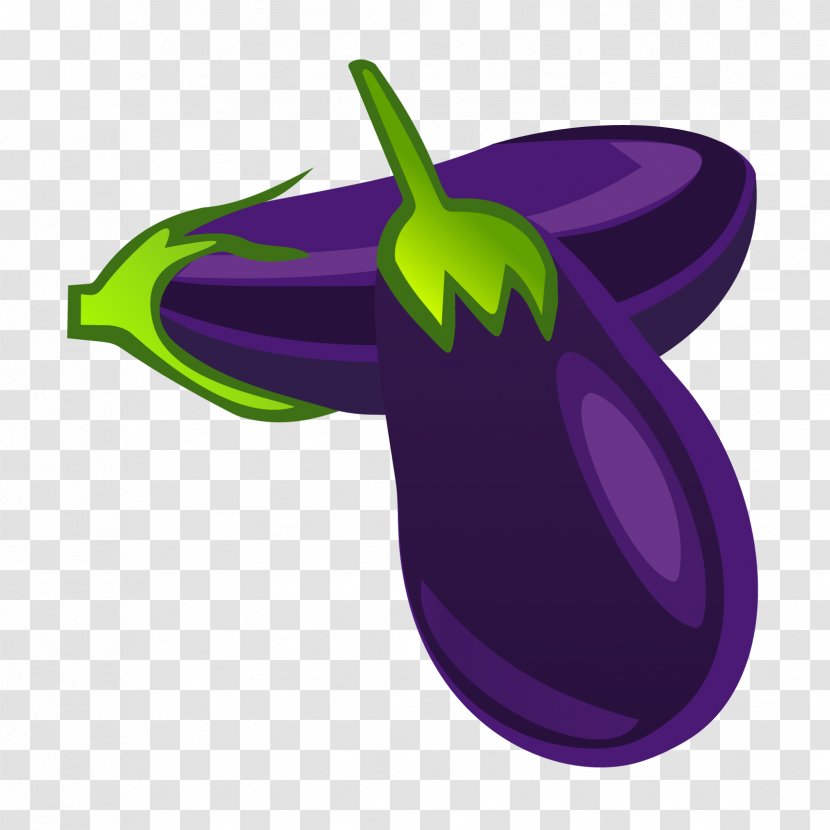 Eggplant Clip Art - Purple - Vector Round Transparent PNG