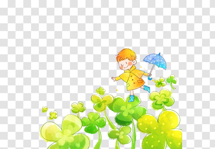 Window Blind Rainbow Green Child - Cartoon Transparent PNG
