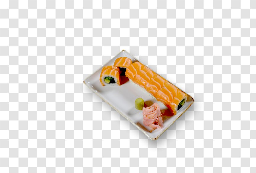 Japanese Cuisine Sushi Asian California Roll Smoked Salmon - Food - Dishes Transparent PNG