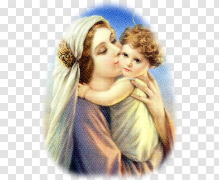 Mary Jesus God Saint Rosary - Child - Feast Of The Holy Spirit Transparent PNG