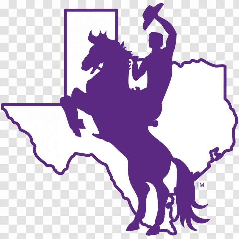 Tarleton State University Texans Football Memorial Stadium Texan Rider - Anarchy Logo Transparent PNG