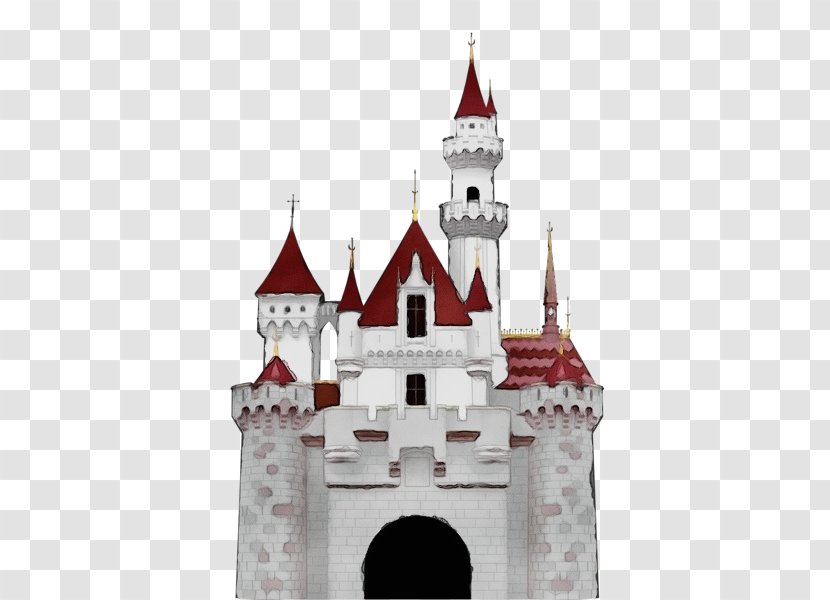 Cartoon Castle - Steeple - Temple Church Transparent PNG