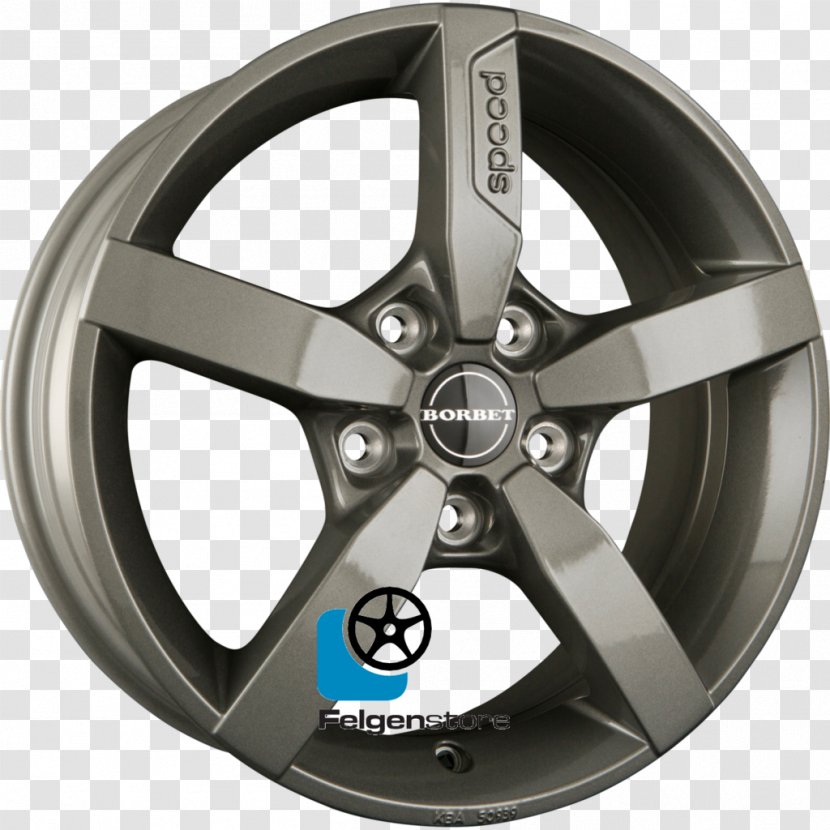 Alloy Wheel Rim BORBET GmbH Car - Aluminium Transparent PNG