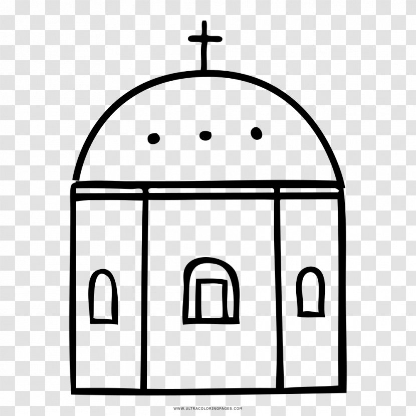 Christian Church Drawing Coloring Book - Steeple Transparent PNG