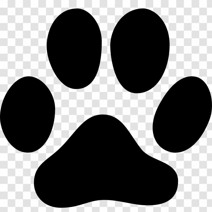 Dog Cat Paw Animal Track Footprint - Monochrome Photography Transparent PNG