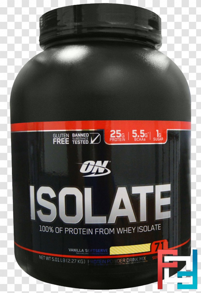 Dietary Supplement Whey Protein Isolate Brand Vanilla - Free Transparent PNG