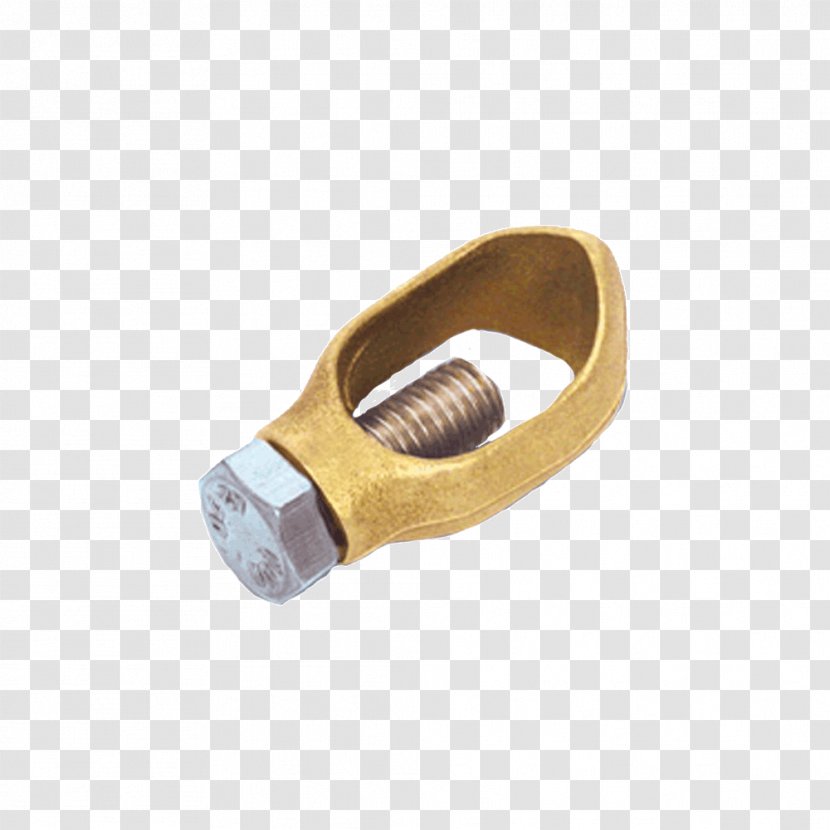Brass Groundbed Clamp Electrode - Ac Power Plugs And Sockets Transparent PNG