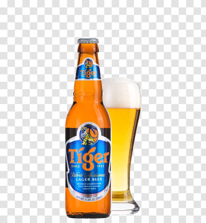 Wheat Beer Bottle Ale Lager - Style - Tiger Transparent PNG
