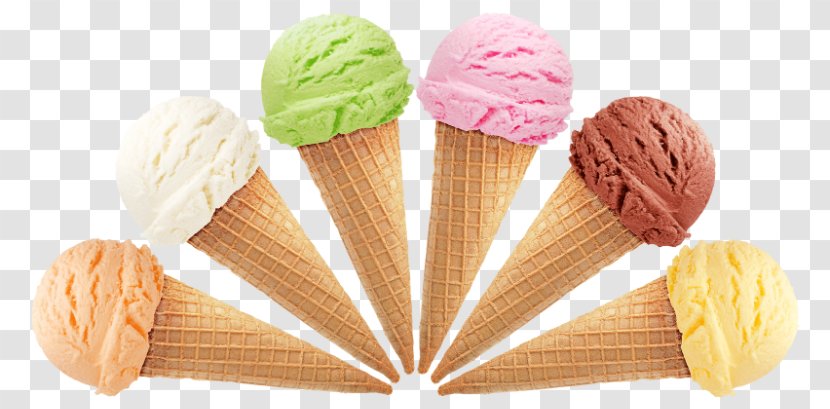 Ice Cream Cones Chocolate Sundae - Food Scoops - Brightly Colored Corn Transparent PNG