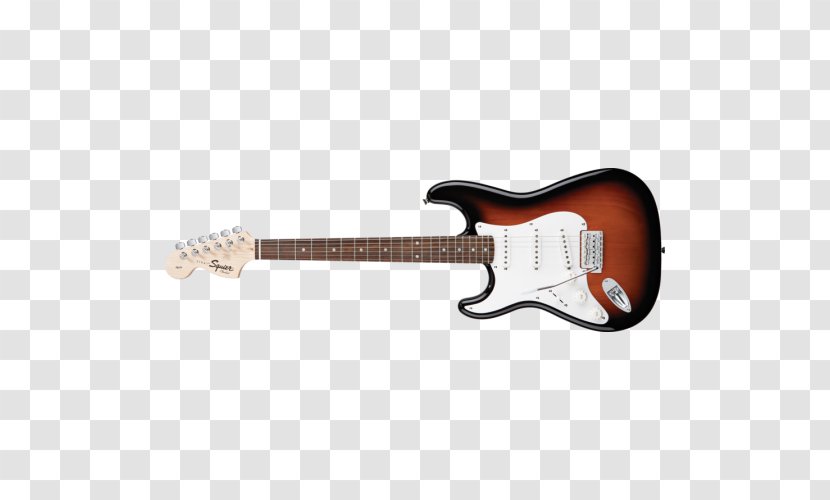 Fender Stratocaster Squier Sunburst Electric Guitar Transparent PNG
