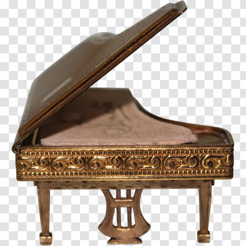Fortepiano Spinet - Gold Powder Transparent PNG