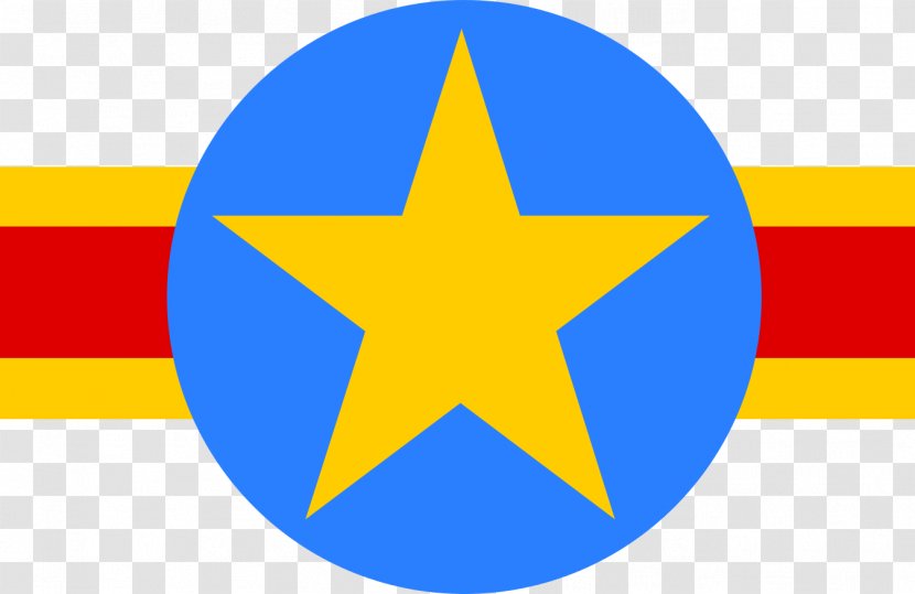 Air Force Of The Democratic Republic Congo Crisis - Star - Blue Transparent PNG