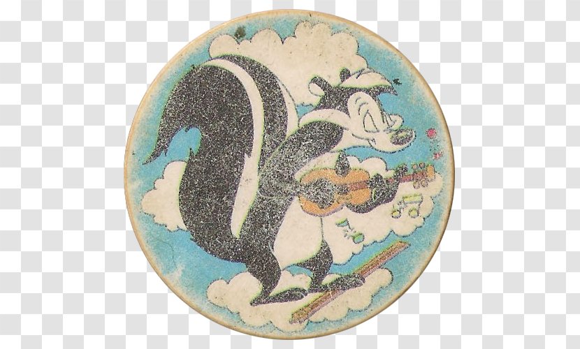 Pepé Le Pew Tazos Looney Tunes Elma Chips Milk Caps - Pokemon - Angry Pepe Transparent PNG