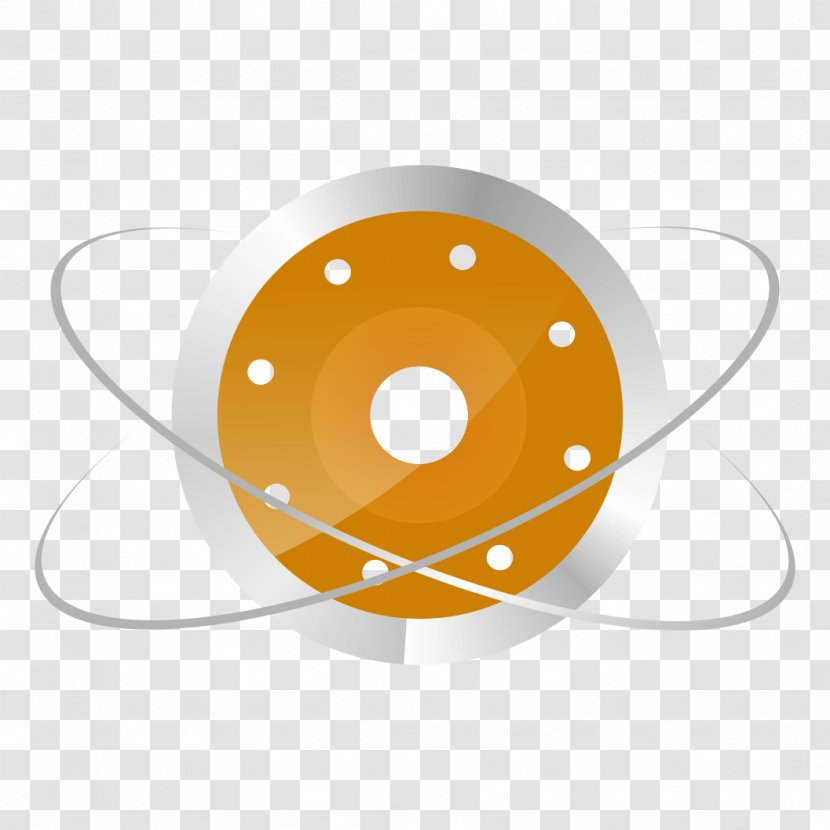 Circle Font - Orange - Design Transparent PNG