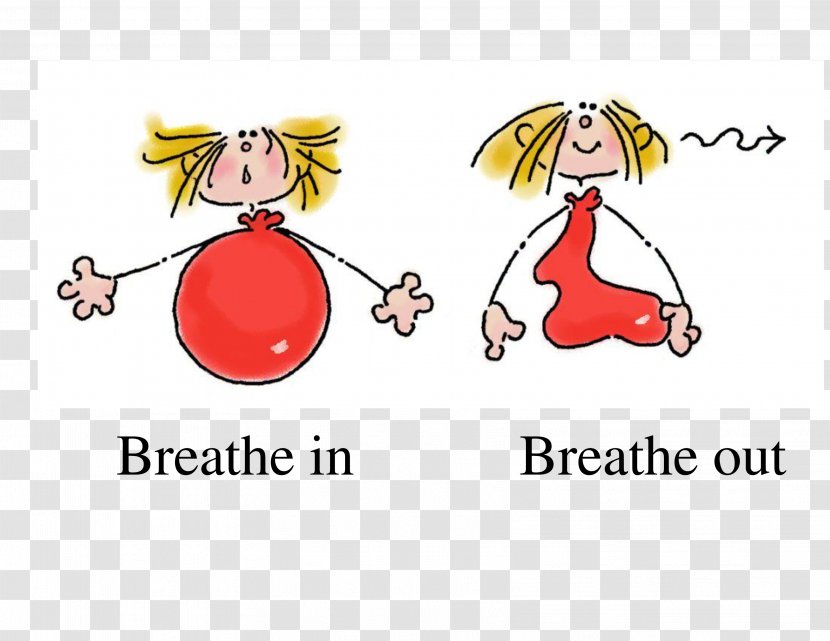 Diaphragmatic Breathing Clip Art - Cartoon - Anxiety Transparent PNG