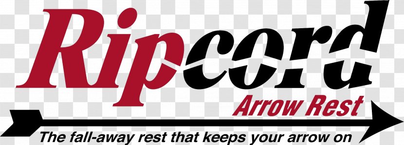 Logo Banner Brand - Ripcord Arrow Rest Transparent PNG