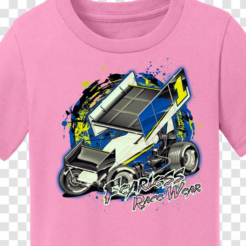 T-shirt Toddler Youth Infant Child - Paint - Sprint Car Racing Transparent PNG