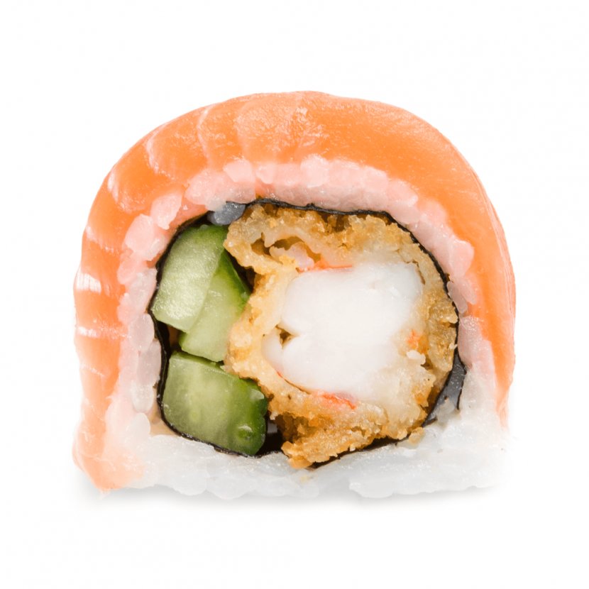 Sushi Makizushi California Roll Japanese Cuisine Vegetarian - Shrimps Transparent PNG