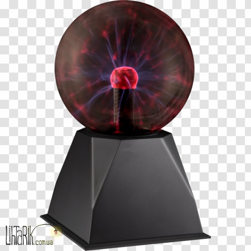 Plasma Globe Light Fixture LED Lamp - Magnetic Levitation Transparent PNG