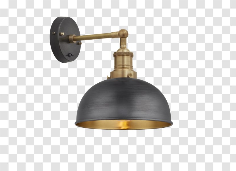 Lighting Sconce Light Fixture Interior Design Services - Metal - Copper Wall Lamp Transparent PNG