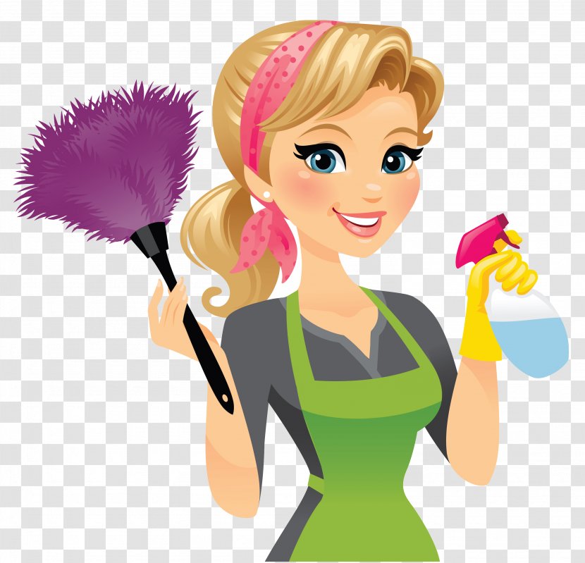 Cleaner Maid Service Cleaning Clip Art - Flower Transparent PNG