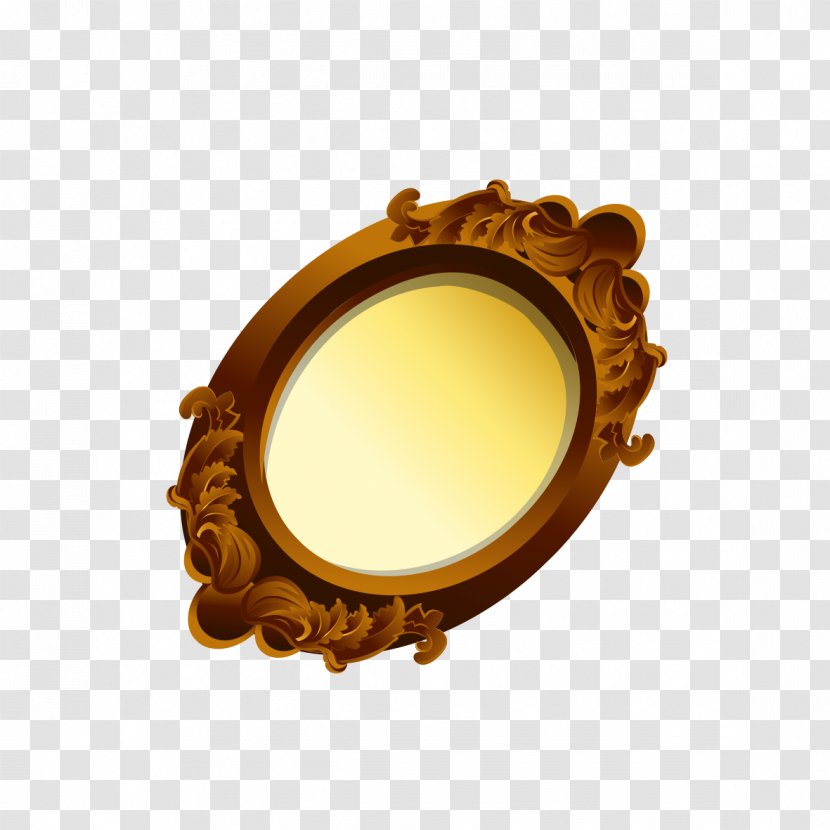 Mirror Designer Copper - Search Engine - Golden Bronze Material Transparent PNG
