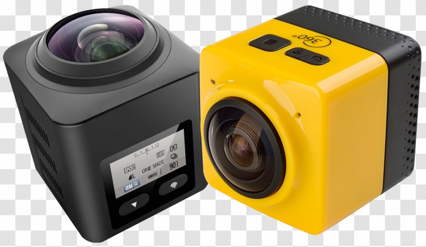 Action Camera Video Cameras Immersive Panoramic Photography - 360 Transparent PNG