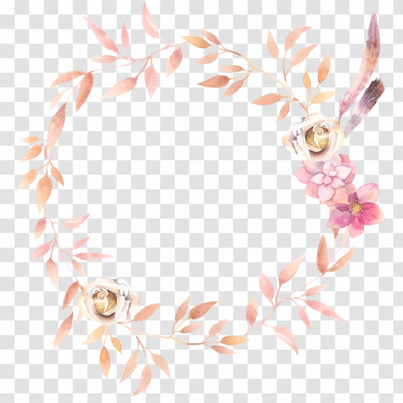 Watercolor Painting Flower - Photography - Hand-painted Garland Transparent PNG