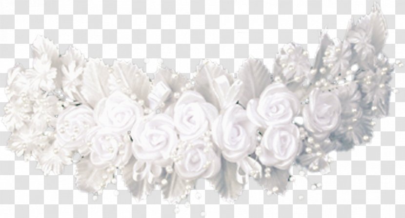 Headpiece White Cut Flowers Body Jewellery Transparent PNG